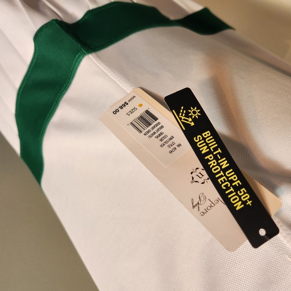 White and Green Sleeveless Tennis Dress - Picture 5 of 11